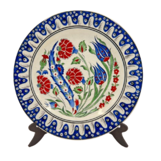 Dekoratif Seramik İznik Tarzı Seramik Tabak