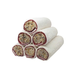 Sütlü Çilekli Bademli Sarma Lokum 1000 GR