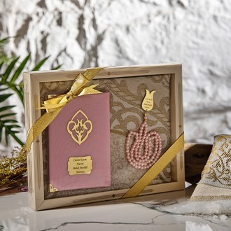 İsme Özel Kutulu Seccadeli Set 
