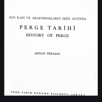 Perge Tarihi- Adnan Pekman