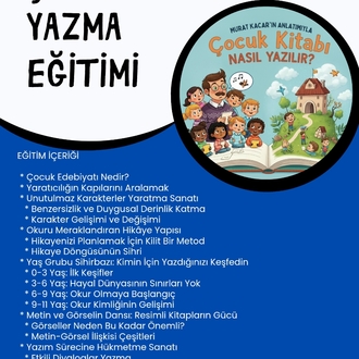 Çocuk Kitabı Yazma Eğitimi- Murat Kacar'ın Anlatımıyla