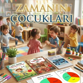 Zamanın Çocukları- Okul Öncesi Tarih Eğitim Seti (Dijital)