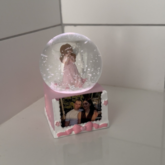 Kişiye özel fotoğraflı kar küresi