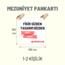 MEZUNİYET PANKARTI (100*100 cm)