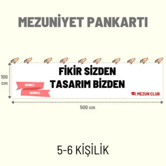 MEZUNİYET PANKARTI (100*500 cm)