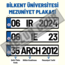 BİLKENT ÜNİVERSİTESİ HATIRA DEKOR MEZUNİYET PLAKASI 