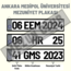 ANKARA MEDİPOL ÜNİVERSİTESİ HATIRA DEKOR MEZUNİYET PLAKASI 