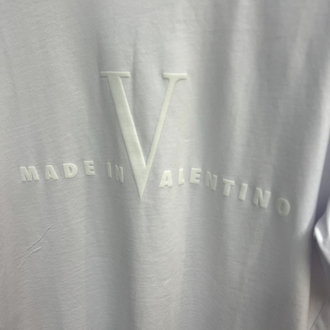 VALENTİNO BEYAZ BASKILI TİŞÖRT 