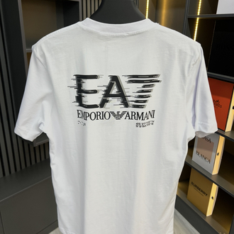 EMPORIO ARMANI BEYAZ BASKILI TİŞÖRT 
