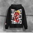 Tokyo red dragon hoodie