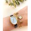 KOMBİN SET(Siyah gold saat-Çelik siyah yıldız charm bileklik)