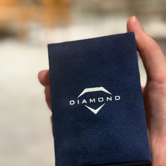 Diamond kutuda kalp kolye