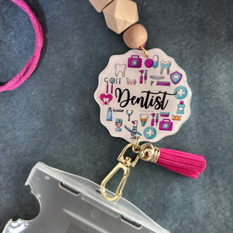 Dentist (isimsiz) Boyun askı ipi