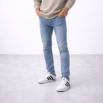 Erkek Beyaz Minimal Günlük Sneaker Ayakkabı