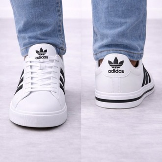 Erkek Beyaz Minimal Günlük Sneaker Ayakkabı