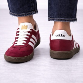 Kadın Bordo Beyaz Detaylı Günlük Sneaker Ayakkabı