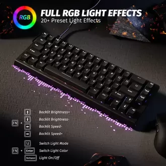 ATTACK SHARK X68 HE Hızlı Tetiklemeli Klavye Manyetik Anahtar