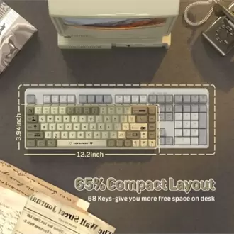 AK680 %60 Boy Yazılım Uygulamalı Hot-Swap Kablolu Gaming Klavye Switch Hediyeli Oyuncu Klavyesi