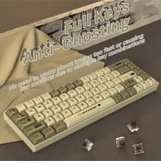 AK680 %60 Boy Yazılım Uygulamalı Hot-Swap Kablolu Gaming Klavye Switch Hediyeli Oyuncu Klavyesi