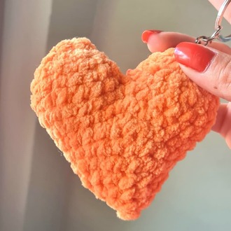 Kalp Amigurumi Anahtarlık