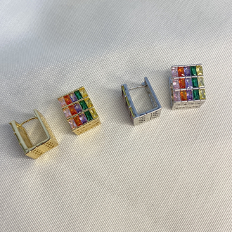 Color Cube Küpe