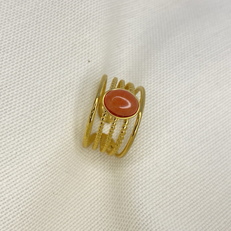 Orange Berry Çelik Yüzük
