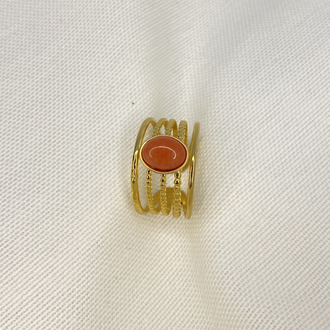 Orange Berry Çelik Yüzük