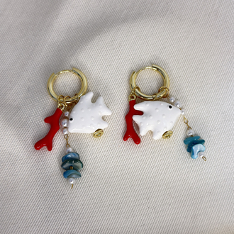 Fish Charm Küpe