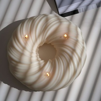 Dev Sıcak Simit Mum (Soya Wax)