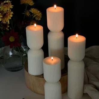2'li Hindistan Gelincikleri Mum Seti (Soya Wax)