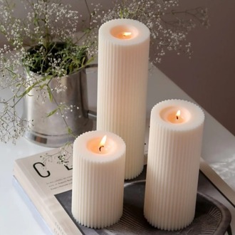 3'lü Mifa Sütunları Mum Seti (Soya Wax)