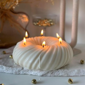 Dev Sıcak Simit Mum (Soya Wax)