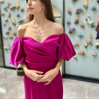 ARYA FUŞYA ELBİSE