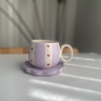 Love Note Kupa ve Tabak