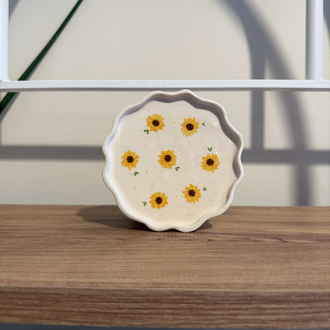 Sunflower Kupa ve Tabak