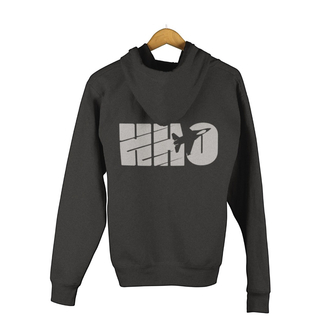 HHO Sweatshirt Siyah Fermuarlı