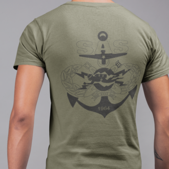 SAS T-Shirt Haki Pis Yaka