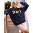 NAVY Sweatshirt Lacivert Kapşonlu Kadın