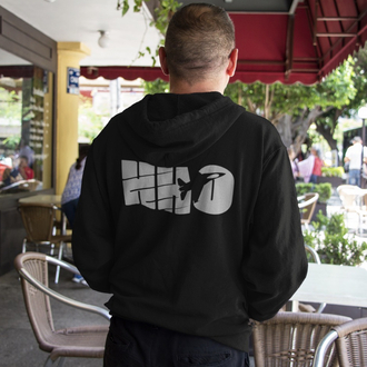 HHO Sweatshirt Siyah Fermuarlı