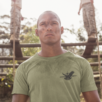 SAT T-Shirt Haki (Pis Yaka)