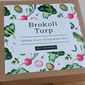 Brokoli & Turp Mikro Filiz Yetiştirme Seti