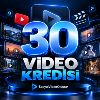 30 Video Kredisi | Video Oluşturma Paketi