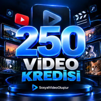 250 Video Kredisi | Video Oluşturma Paketi