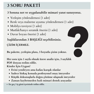 3 SORU PAKETİ