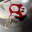 Mushroom keychain