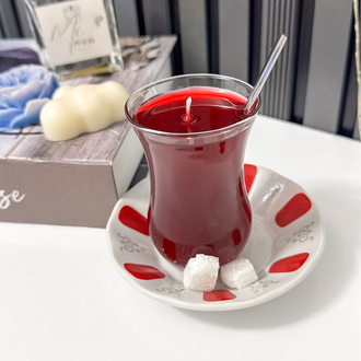 İnce belli Çay Mum