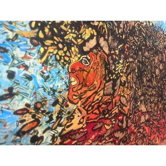 100x160cm Acrylic on Unstretched Canvas • Bachmann 31 