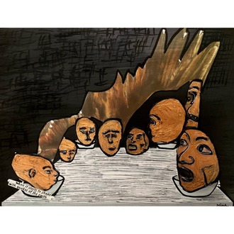15x21cm Kâğıt üzerine Karışık Teknik • Mixed Media on Paper • Bachmann 21/30