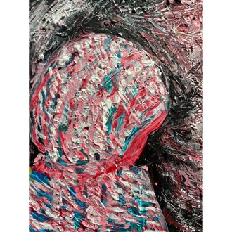  30x21cm MDF üzerine Karışık Teknik • Mixed Media on MDF • Küçük Kız • Little Girl 