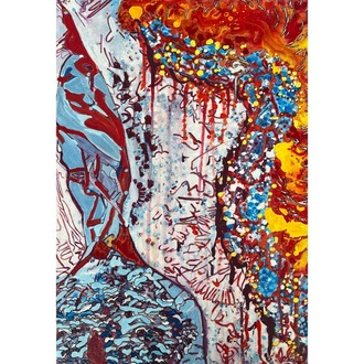 100x70cm Tuval üzerine Akrilik • Acrylic on Canvas • İstek • Desire